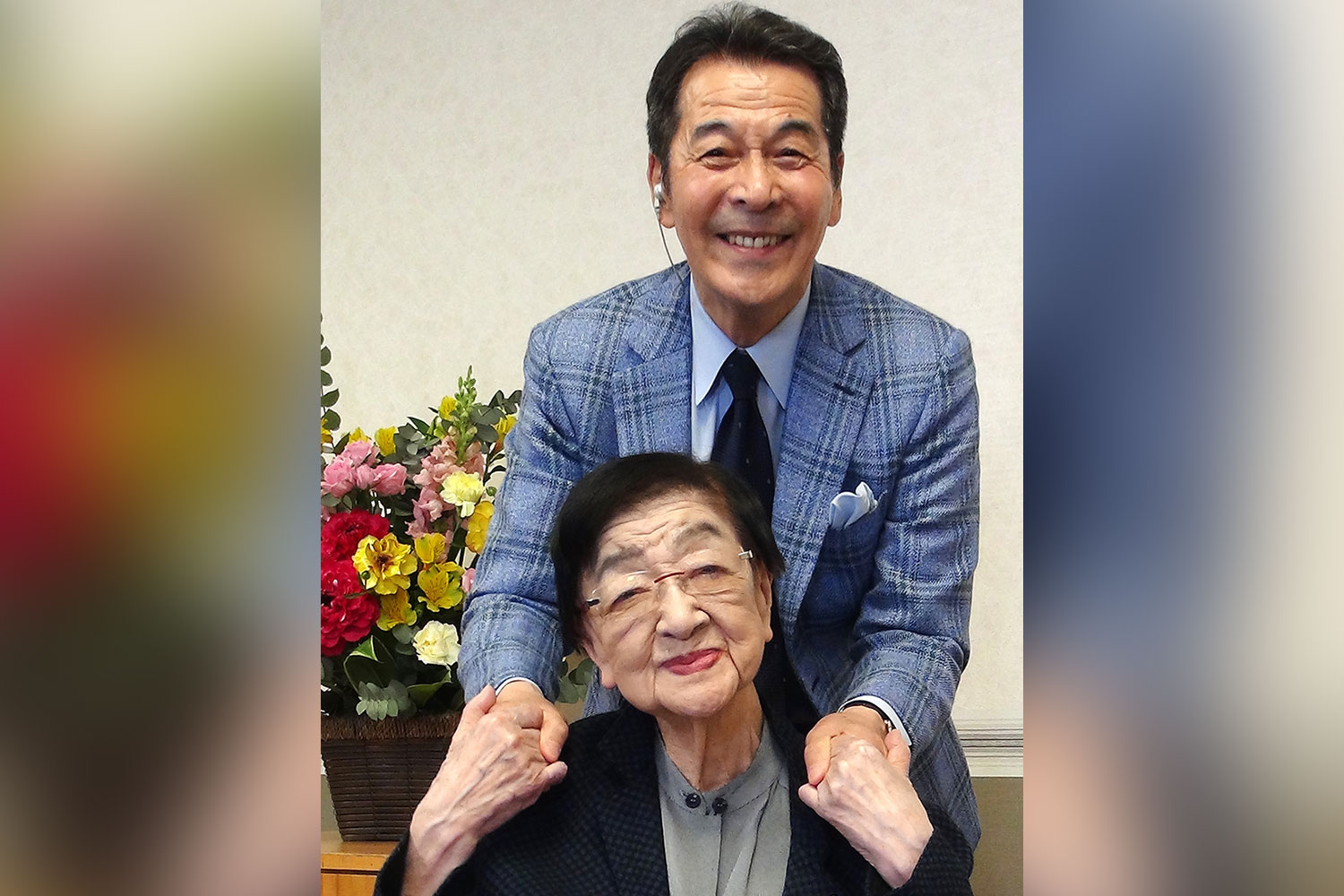 俳優・井上順と石井ふく子プロデューサー